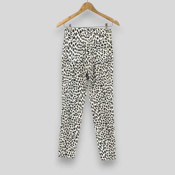 TARK’1 Leopard Print Jeans Vintage French-Made Skinny Pants - Picture 2 of 7